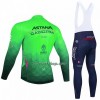 Fietskleding (Fietsshirt + Korte Koersbroek) 2022 Astana Qazaqstan - Groente